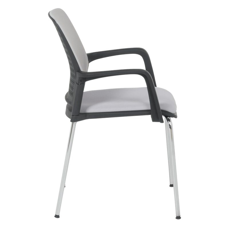 Посетителски стол Carmen 1138 CH светлосив